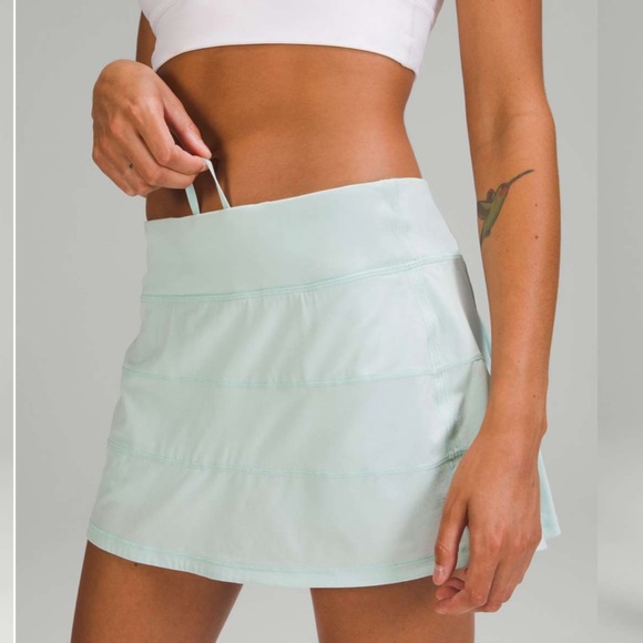 Lululemon Pace Rival Mid-Rise Skirt 4 Delicate Mint - Picture 3 of 6